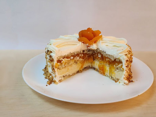 Comidas afrodisiacas - torta de nozes com damasco Comidas afrodisiacas - torta de nozes com damasco