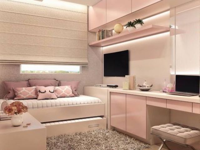 dica de decoração quarto infantil menina adolescente
