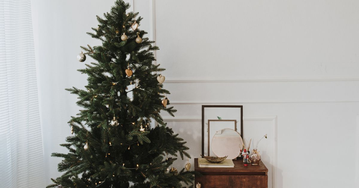 arvore de natal na parede
