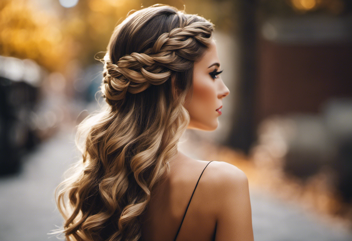 A captivating image showcasing stunning hairstyles for long hair