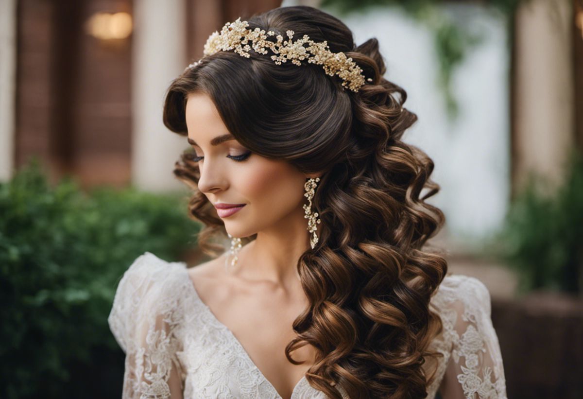 Penteados para formatura com cabelo cacheado